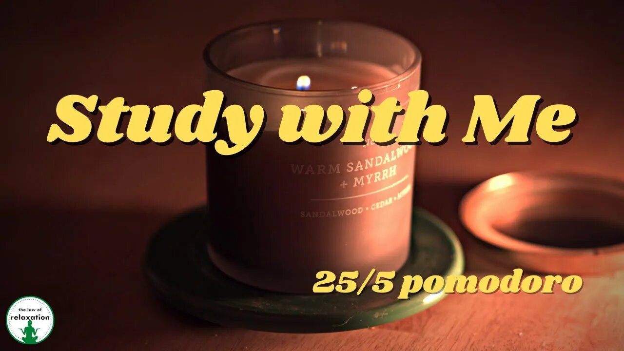 2-Hour Study with me Pomodoro 25-5 | No Music | with countdown alarm