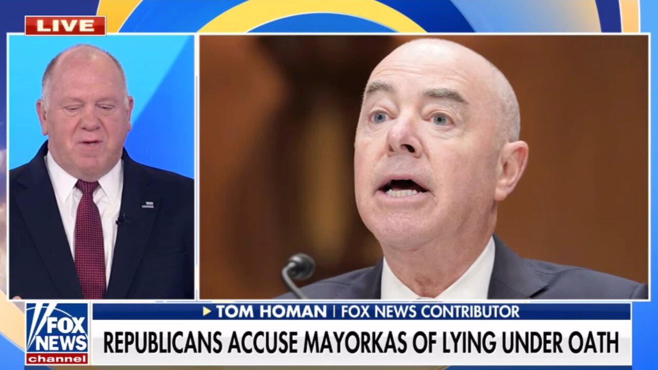 FOX & FRIENDS FIRST-4/20/23-TOM HOMAN-BIRDER CRISIS-REPUBLICANS ACCUSE MAYORKAS OF LYING UNDER OATH