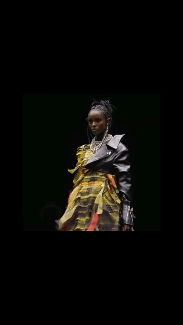 Malikalouback In JeanPaulGaultier × Sacai Fall/Winter 2021