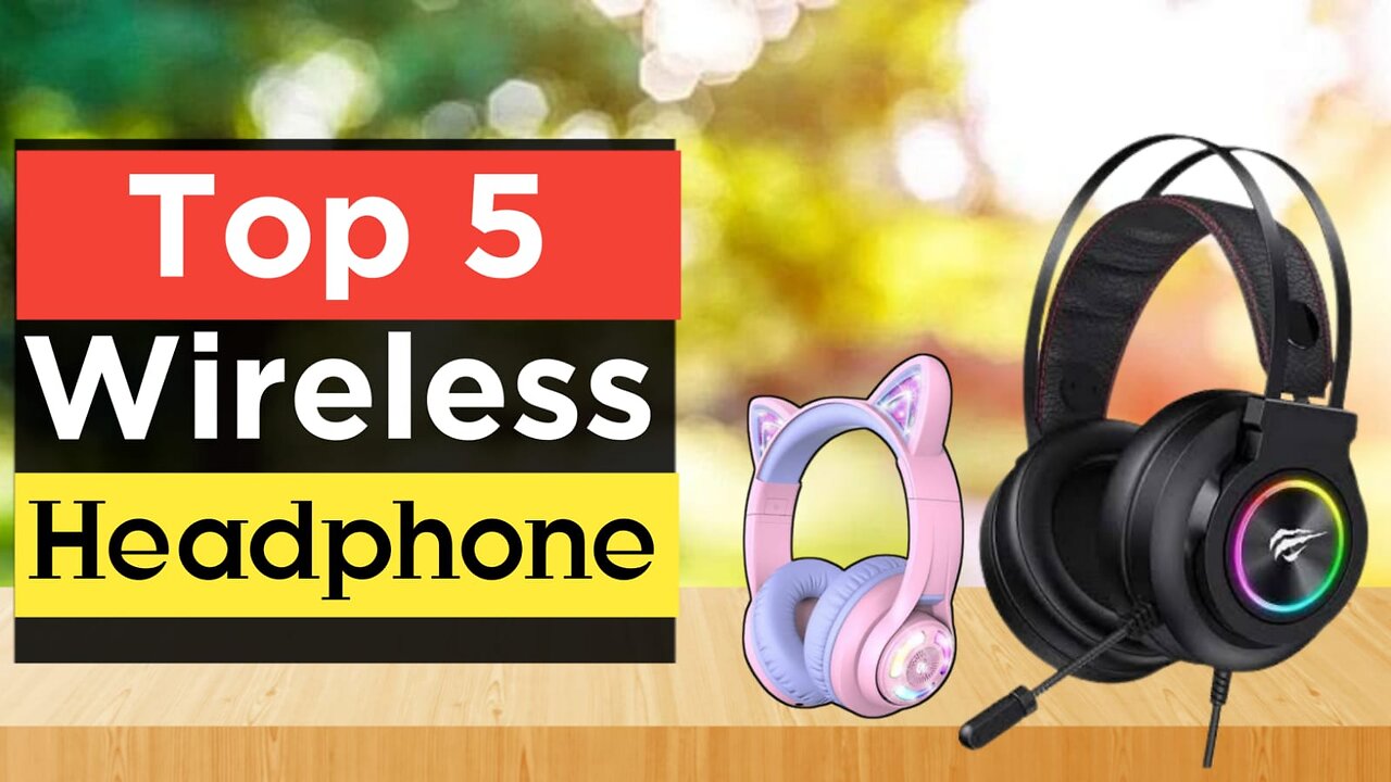 TOP 5: Best Wireless Headphones 2023 | Best Wireless Headphones of 2023 | best wireless headphones