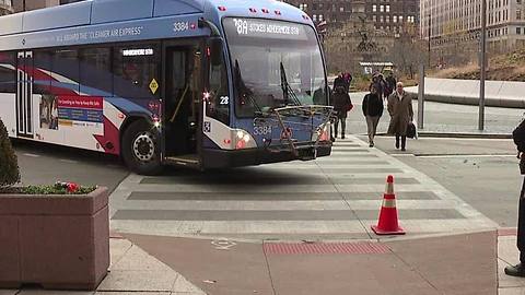 Woman hit by RTA bus, citizens group believes Public Square road closure partly to blame