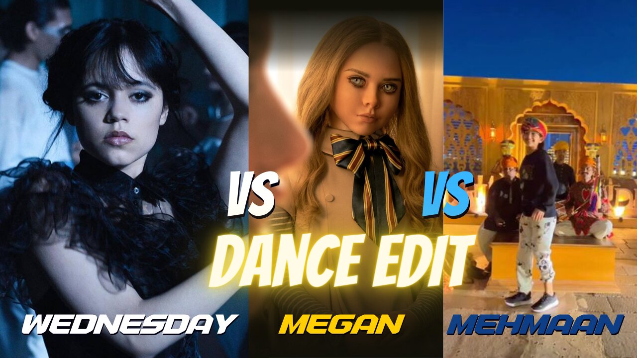 Wednesday vs megan vs Mehmaan Dance competition