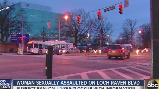 Woman sexually assaulted on Loch Raven Boulevard