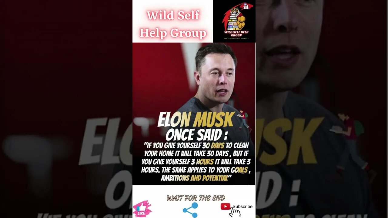 🔥Elon Musk once said🔥#shorts🔥#wildselfhelpgroup🔥6 June 2022🔥