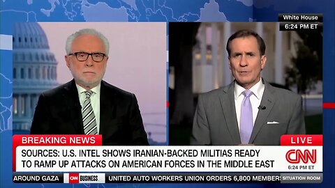 Top Biden Spokesman John Kirby Does Not Rule Out "A U.S. War Against Iran"