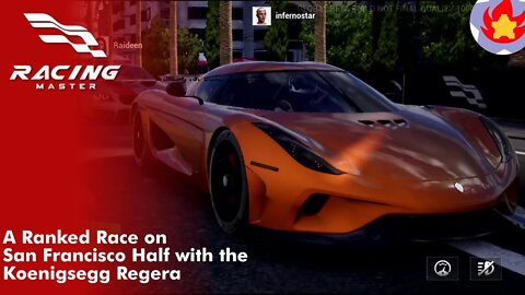 A Ranked Race on San Francisco Half with the Koenigsegg Regera | Racing Master