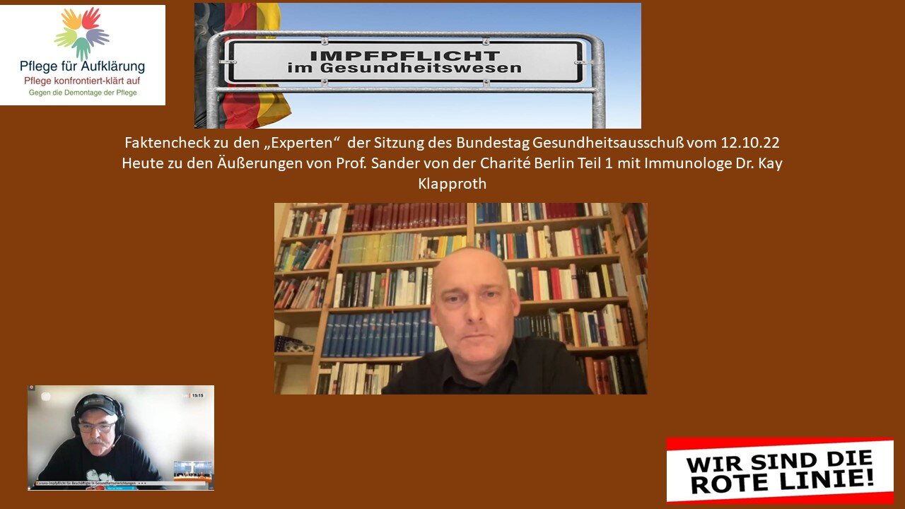 Faktencheck. Wir prüfen die Aussagen von Prof. Sander von der Charité vom 12.10.22 Teil 1