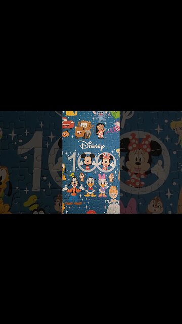 100 Years of Disney!! #disney #puzzle #mickeymouse #shorts #satisfying