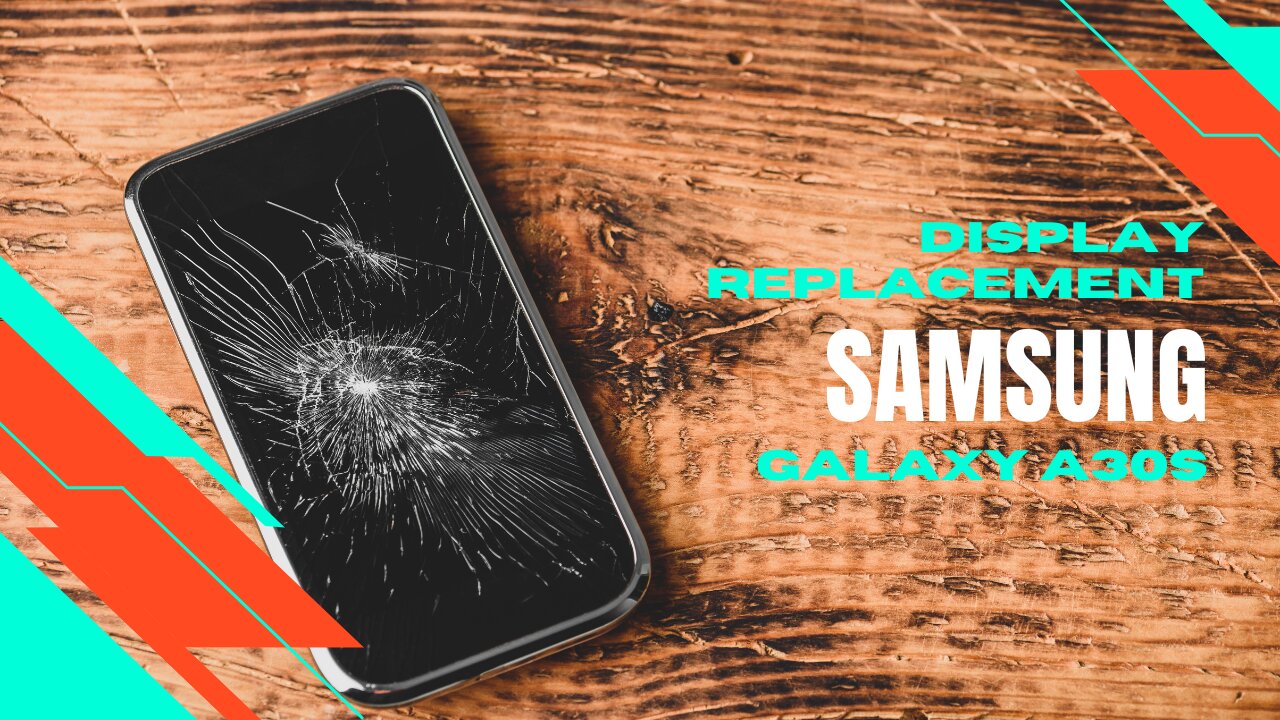 Samsung Galaxy A30s | Screen repair | Display replacement | Repair video