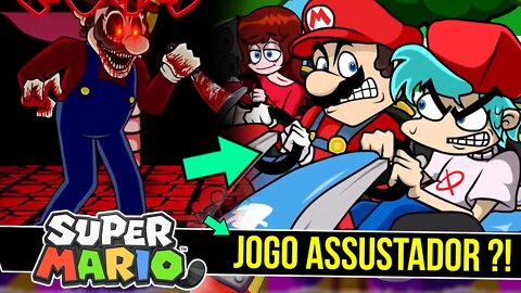 O jogo do TERROR do Super Mario Reunido | VS Mario Madness #shorts