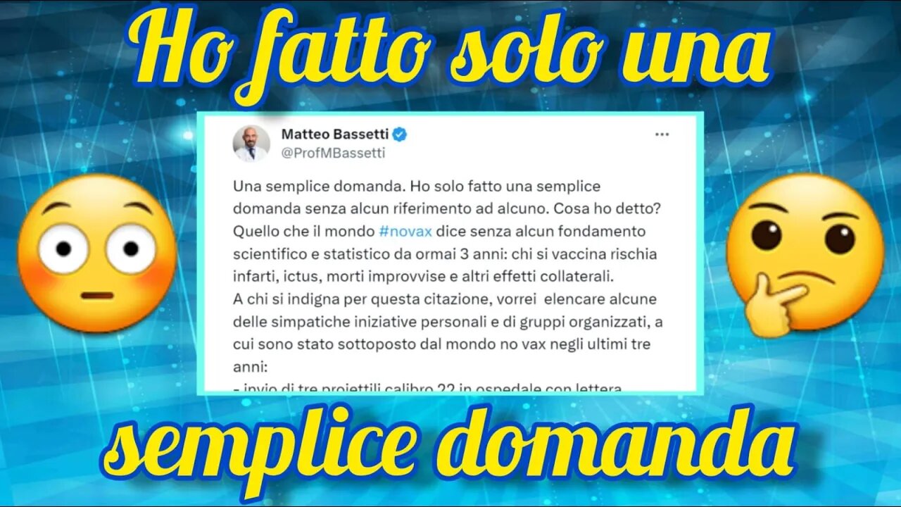 Scoop : Bassetti nel suo post non si riferiva a Meluzzi!