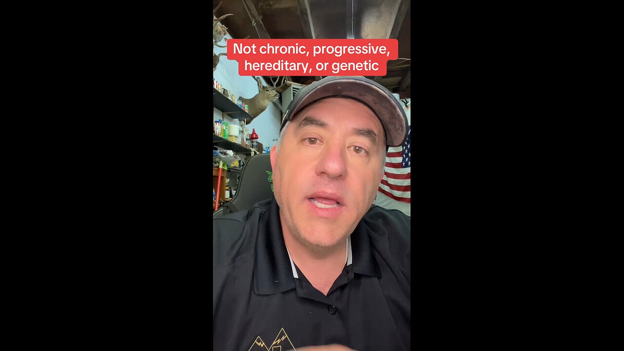 Not chronic progressive, heredity, or genetic