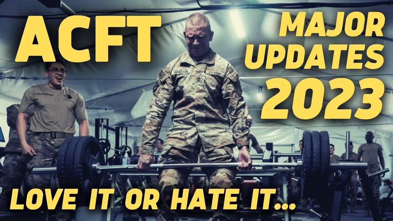 *Confirmed* ACFT Changes in 2023 | Combat MOS Test | Gender Neutral | Weight Standard Waiver