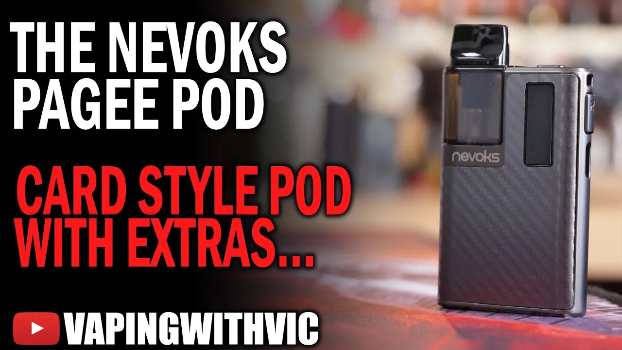 The Nevoks Pagee Pod Kit - The card shaped pods make a return