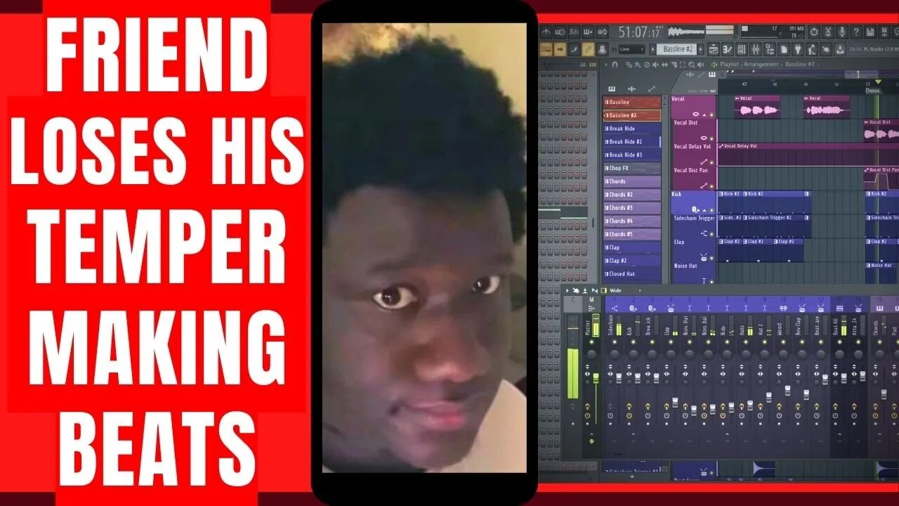 HILARIOUS Rnb Beat Cookup (Producer YELLS at Laptop Screen)