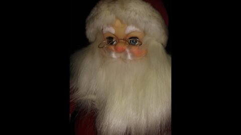 Vintage Display Arts Animated Santa Motionette with Candle