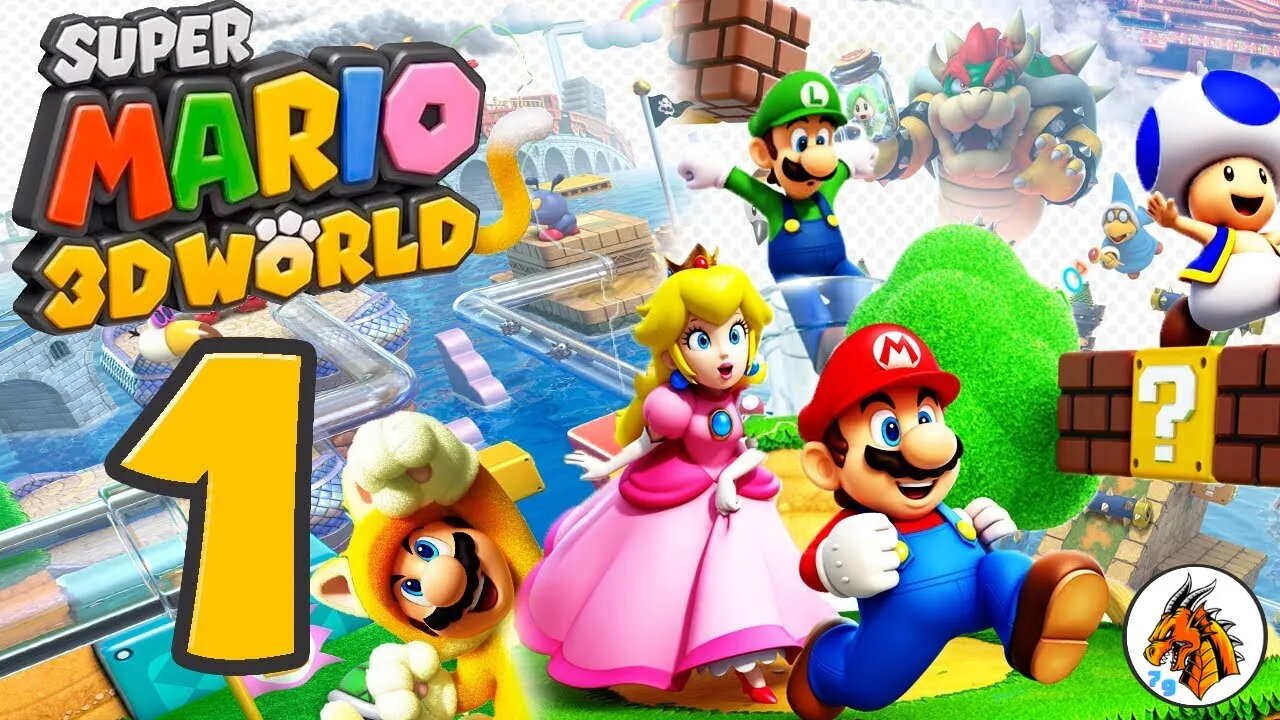 Super Mario World 3D - World 1- Walkthrough