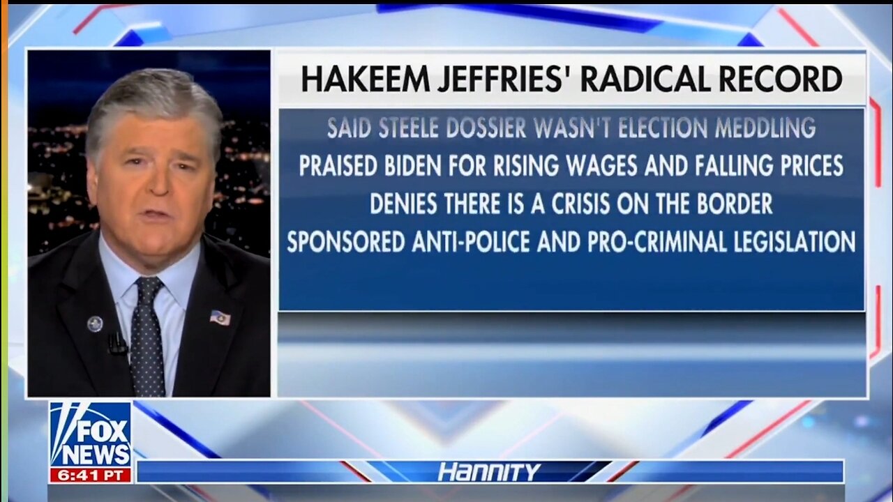 Hakeem Jeffries' Radical Record: Hannity