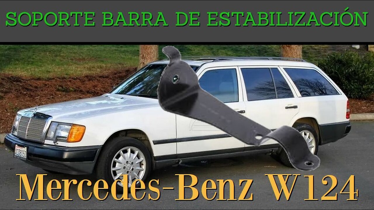 Mercedes Benz W124 - Como cambiar el soporte de barra de estabilización