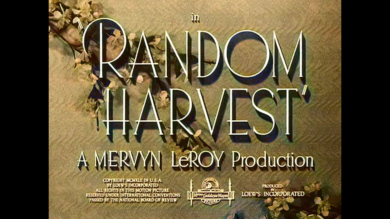 Random Harvest 1942 - Rare Colorized - English Vocal - MY TOP MOVIES