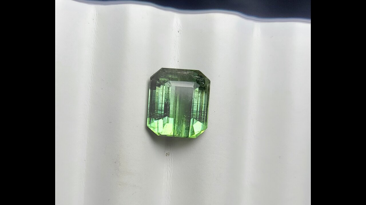 Faceted Green Tourmaline