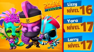 Evolui Larry, Lizzy e Yara Gastei MUITO OURO Zooba