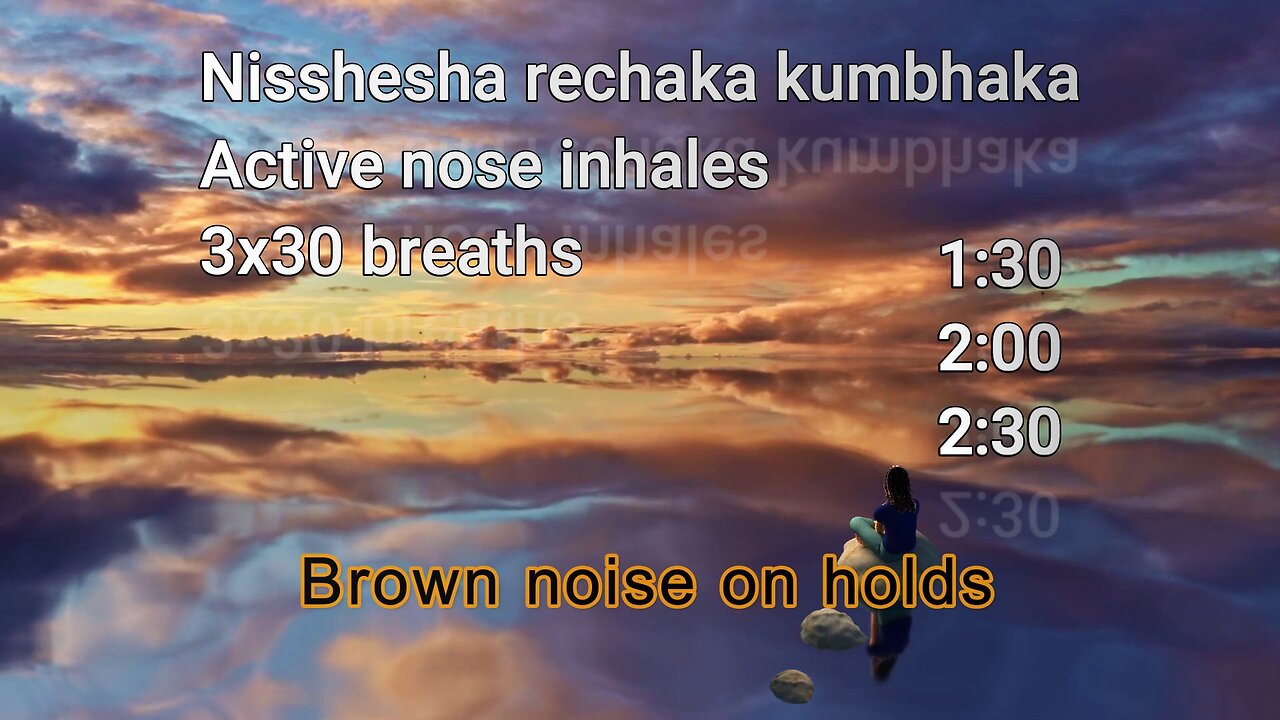 Turbo breathing - Nitric Oxide booster - Brown noise on holds