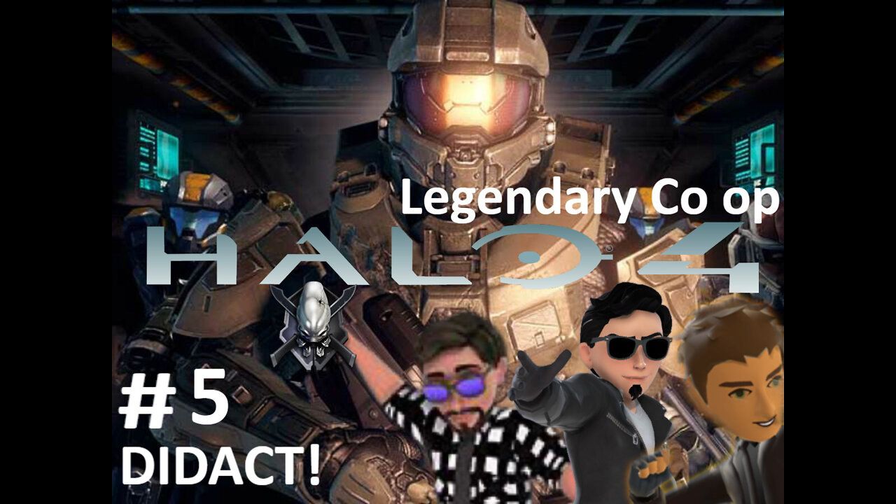 Halo 4 (MCC) campaign Legendary Co op #5 DIDACT!!! (Funny Moments)