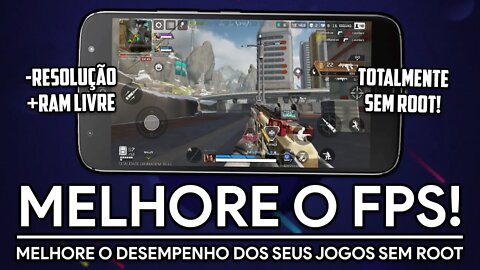 MELHORE O FPS DOS JOGOS SEM ROOT! | Apex Legends, Free Fire, PUBG, COD...