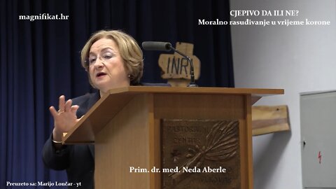 Cjepivo da ili ne? Dr. med. Neda Aberle, Vukovar