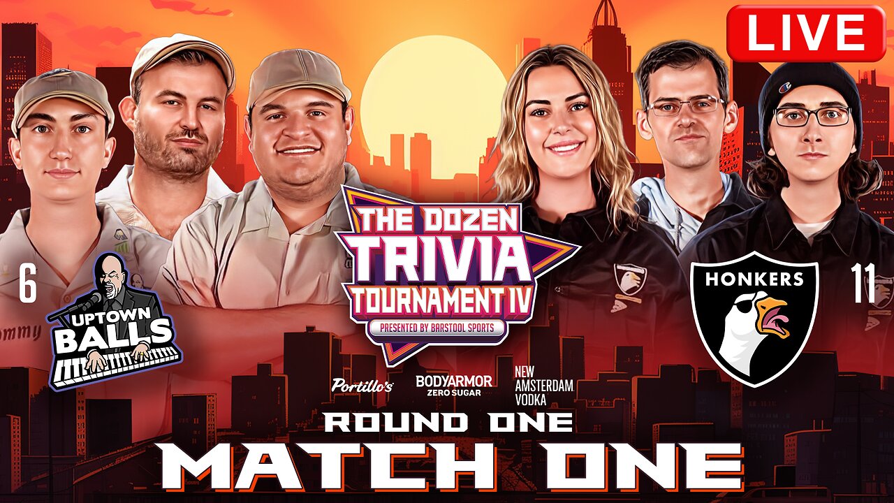 6-Uptown Balls vs. 11-Honkers | Rd 1, Match 1 - The Dozen Trivia Tournament IV