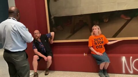 NEW - Climate change apostles glue their hands to Leonardo da Vinci’s The Last Supper painting
