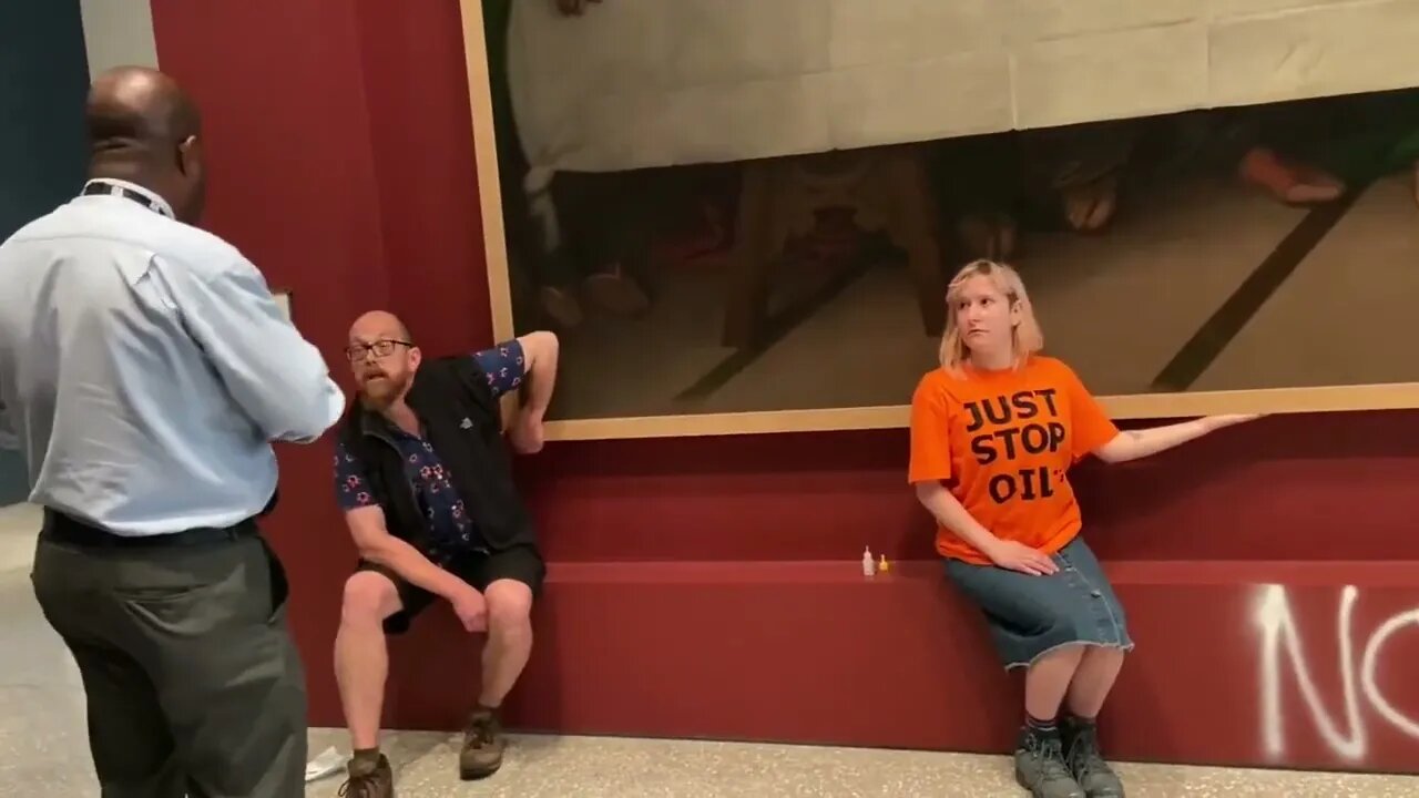 NEW - Climate change apostles glue their hands to Leonardo da Vinci’s The Last Supper painting