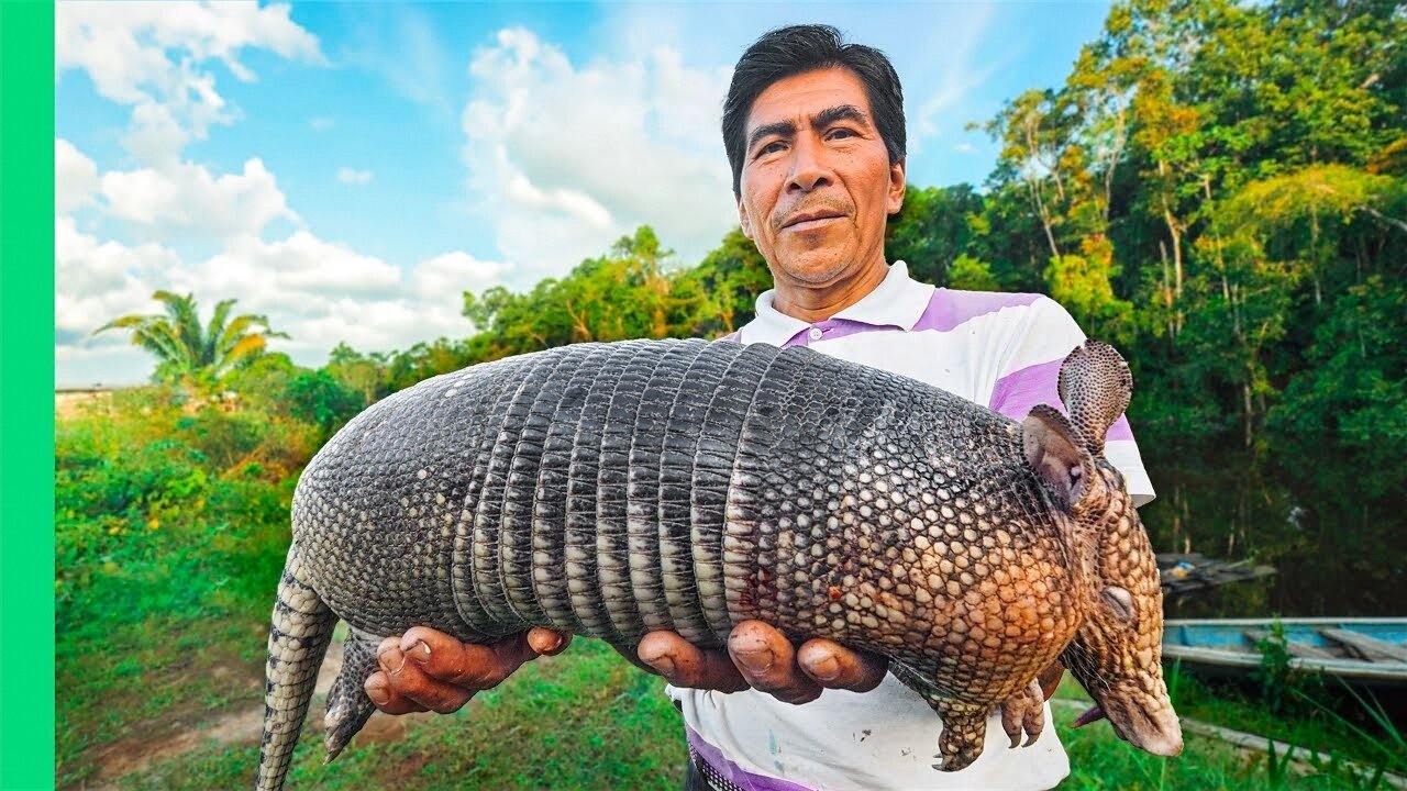 Amazon Jungle Catch and Cook!! Exotic Rainforest Meats!!