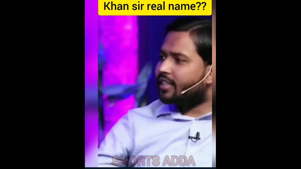 KHAN SIR REAL NAME VIRAL VIDEO