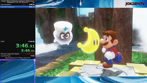 Super Mario Odyssey Nipple% under 11 minutes