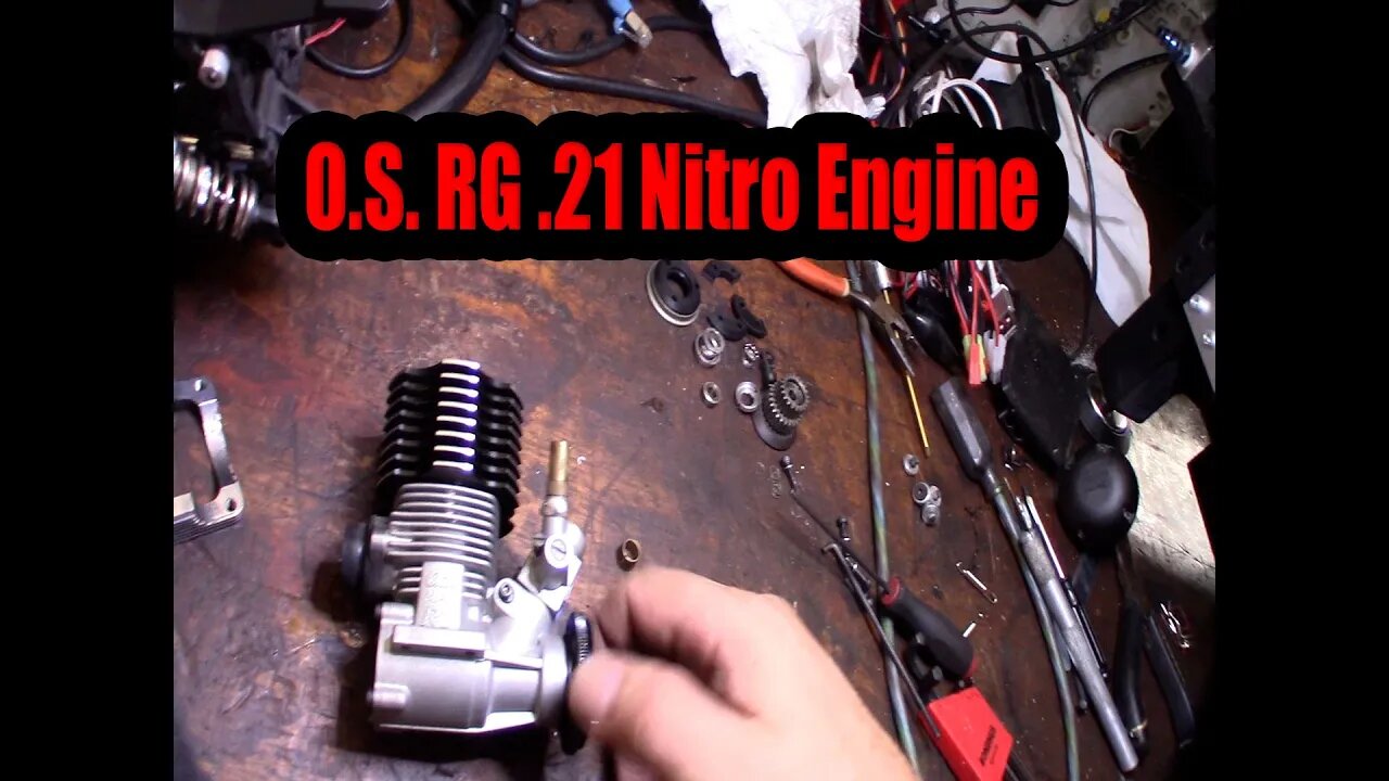 O.S. RG .21 Nitro Engine Install in BMT 984 Onroad, super tight pinch