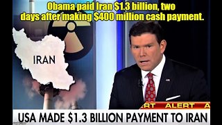 Obama paid Iran $1.3 billion, two days after $400 million cash payment