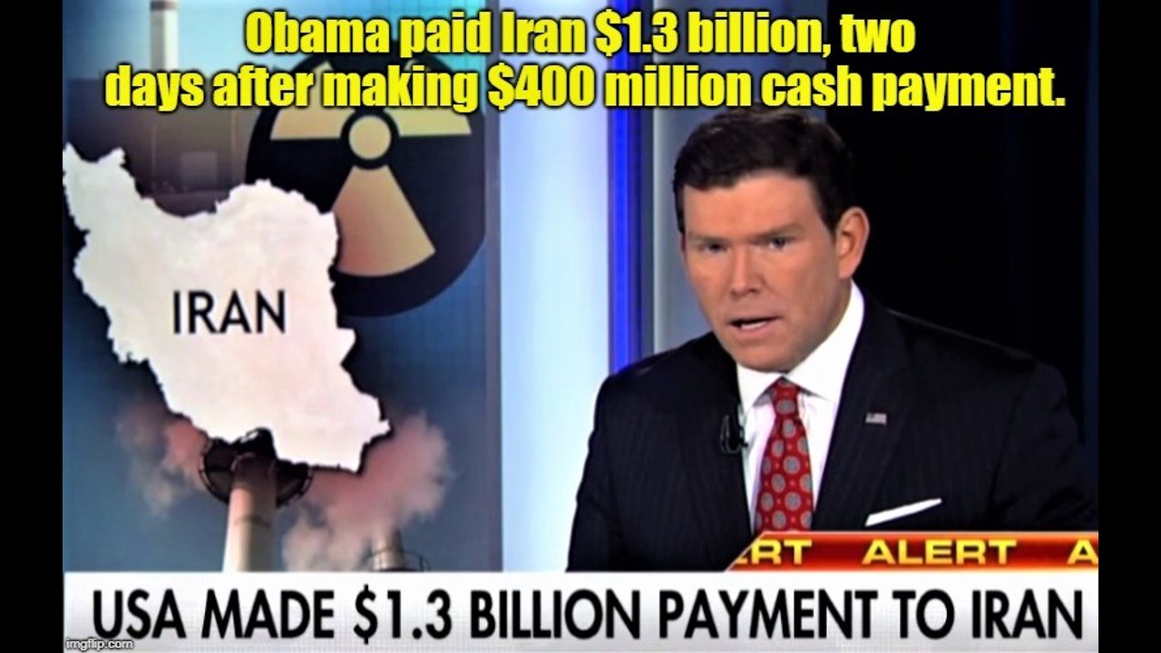 Obama paid Iran $1.3 billion, two days after $400 million cash payment