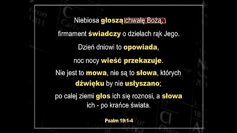 Niebiosa głoszą chwałę Bożą