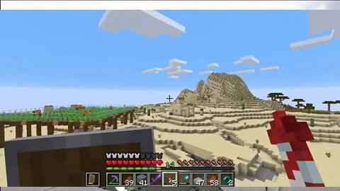 Flying around Minecraft JFG World