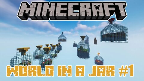 Minecraft World in a Jar #1: Explorando o primeiro jarro!