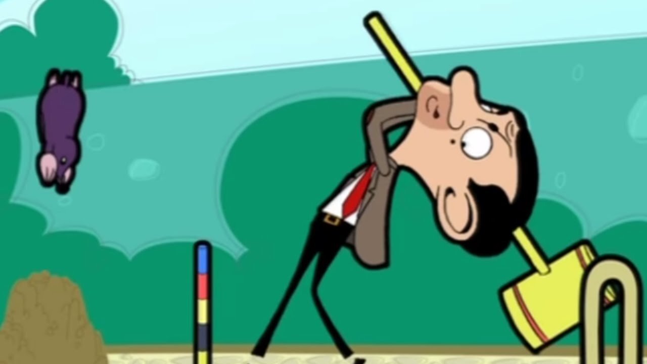 Kill the Mole! - Funny Clip - Mr Bean Official Cartoon