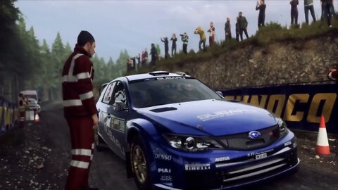 DiRT Rally 2 - Impreza Trudges Through Fferm Wynt