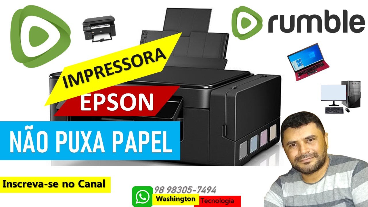 IMPRESSORA EPSON L395 nao PUXA papel