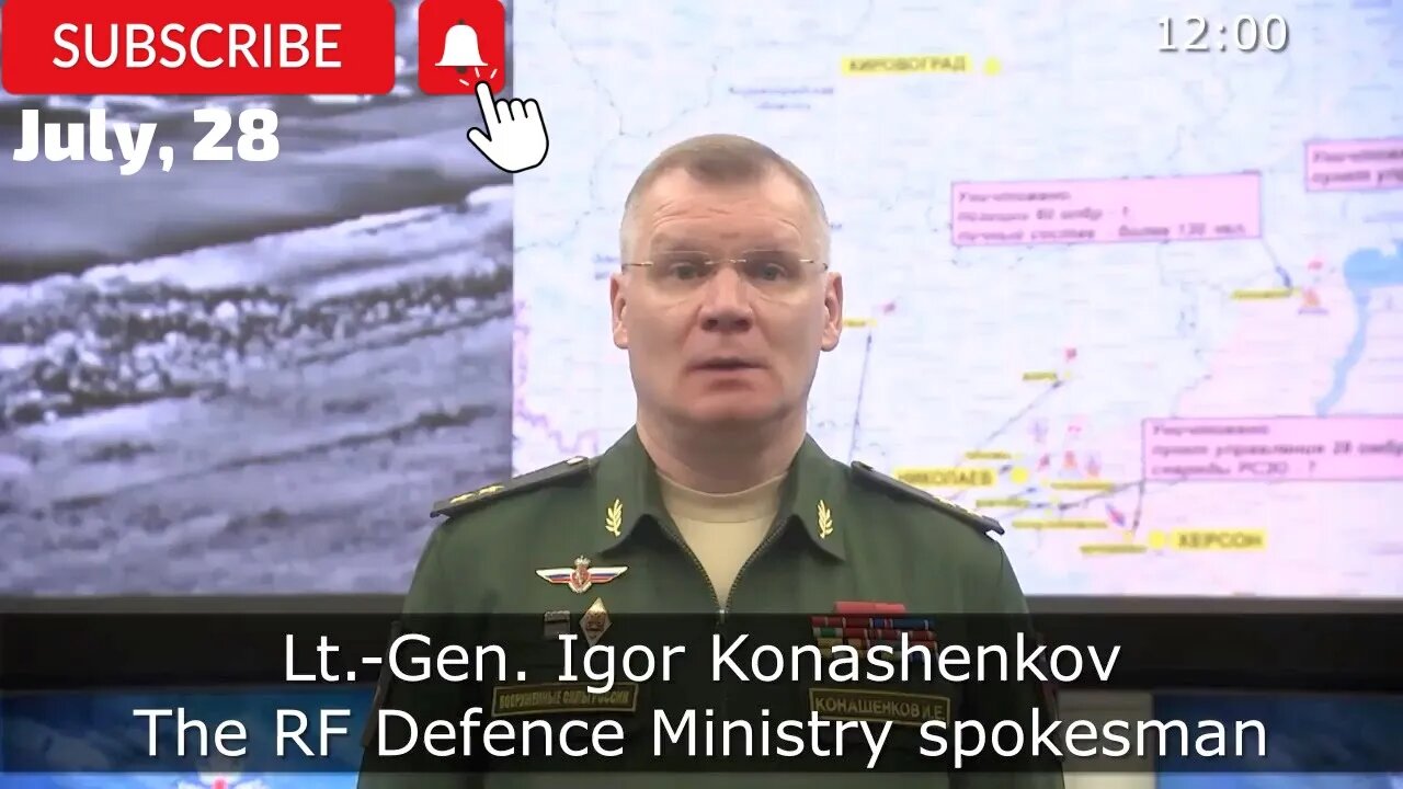 Russian Defence Ministry report on the progress of the special military operation in Ukraine!