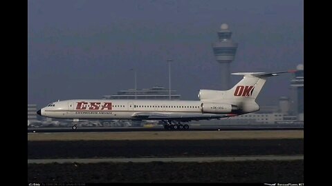 Tupolev Tu-154M demolition