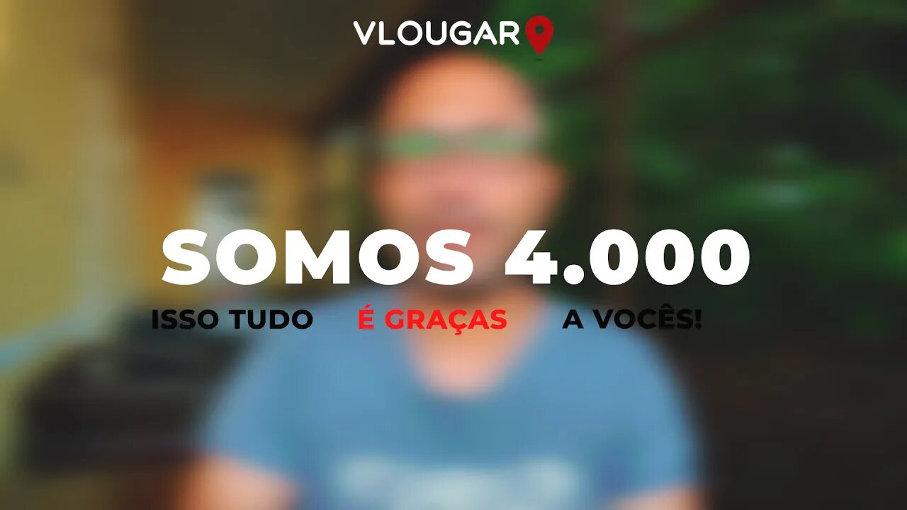 Somos 4 mil!!! Eu não podia deixar de falar isso pra vocês!