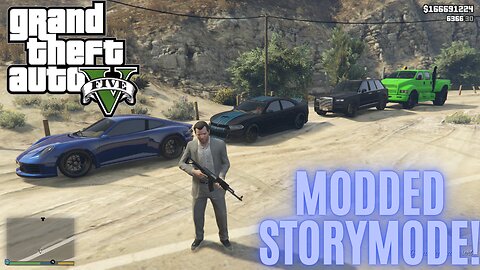 GTA 5 - STORYMODE MODDED GAMEPLAY !