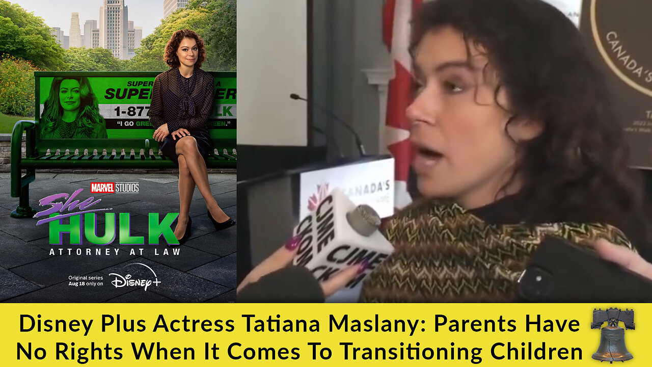 Disney Plus Actress Tatiana Maslany: Parents Have No Rights When It Comes To Transitioning Children